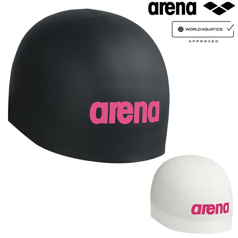 アリーナARENA水泳アクアフォースウェーブキャップレーシングシリコーンキャップソフトタイプWA承認モデルFINA承認競泳大会シリコンスイムキャップ水泳小物AS6SSC03UB