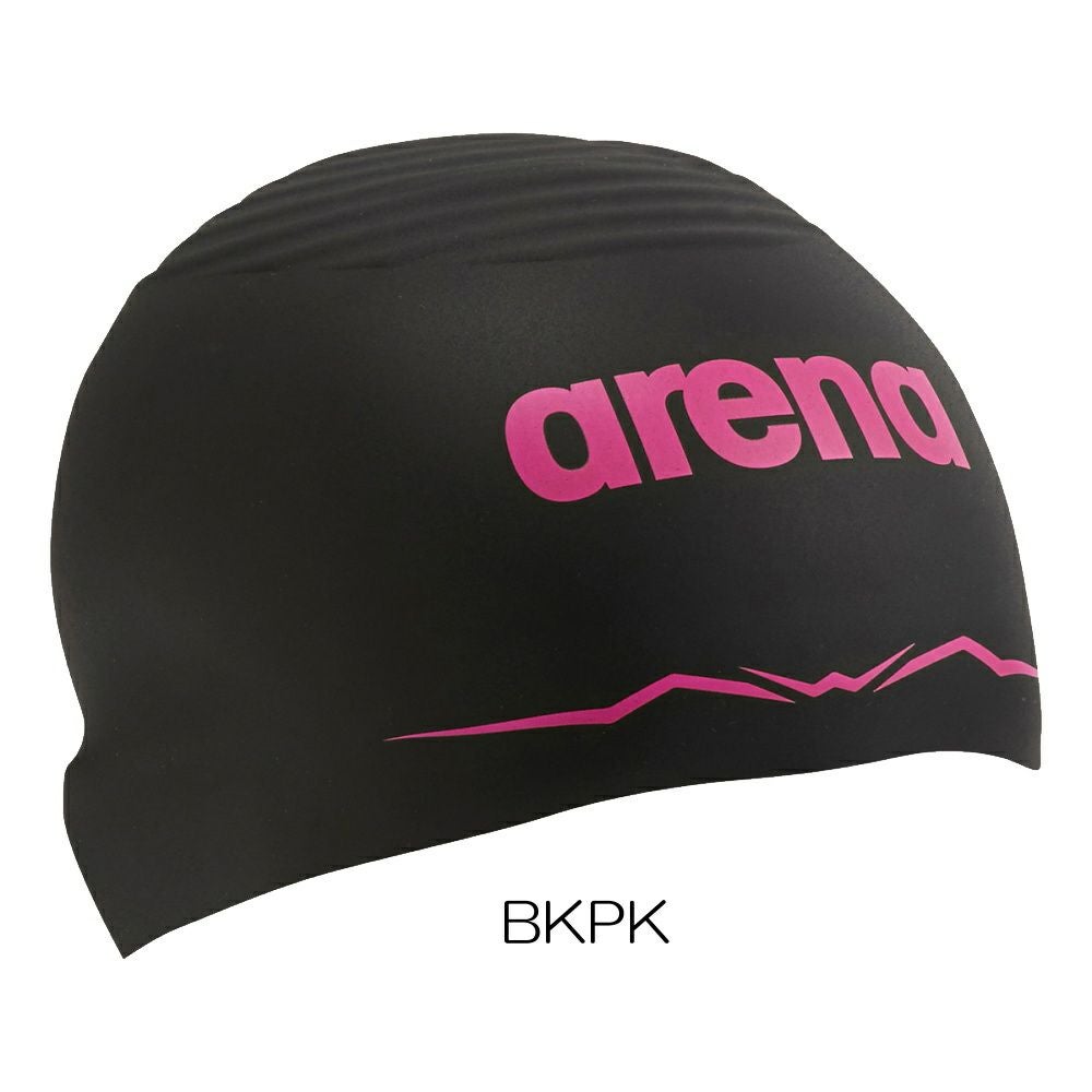 アリーナARENA水泳アクアフォースウェーブキャップレーシングシリコーンキャップソフトタイプWA承認モデルFINA承認競泳大会シリコンスイムキャップ水泳小物AS6SSC00UB