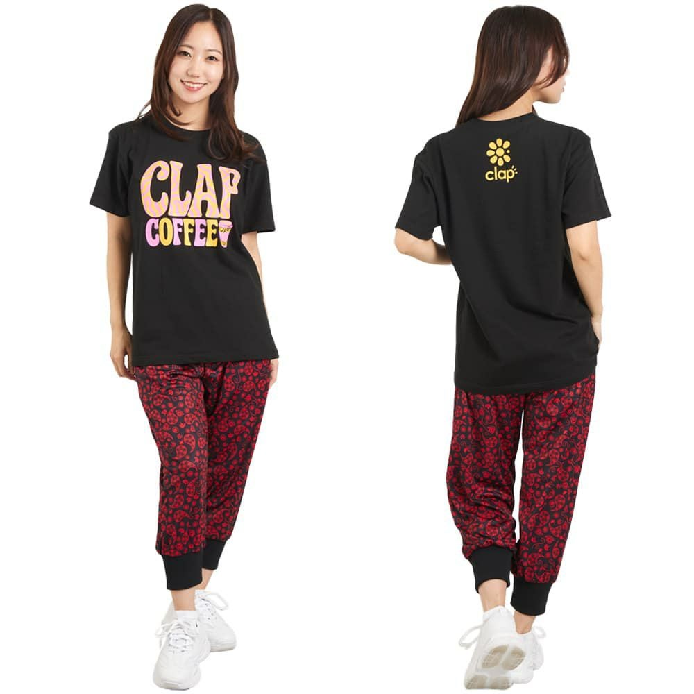 クラップCLAPクラップコーヒーティーレディーススポーツアパレルトレーニングフィットネス女性CTS25080