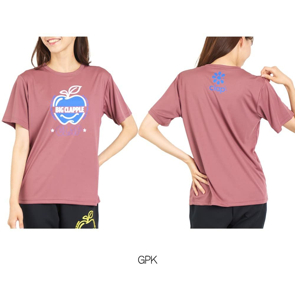 クラップCLAPビッグクラップルドライティーレディーススポーツアパレルトレーニングフィットネス女性CTS25081