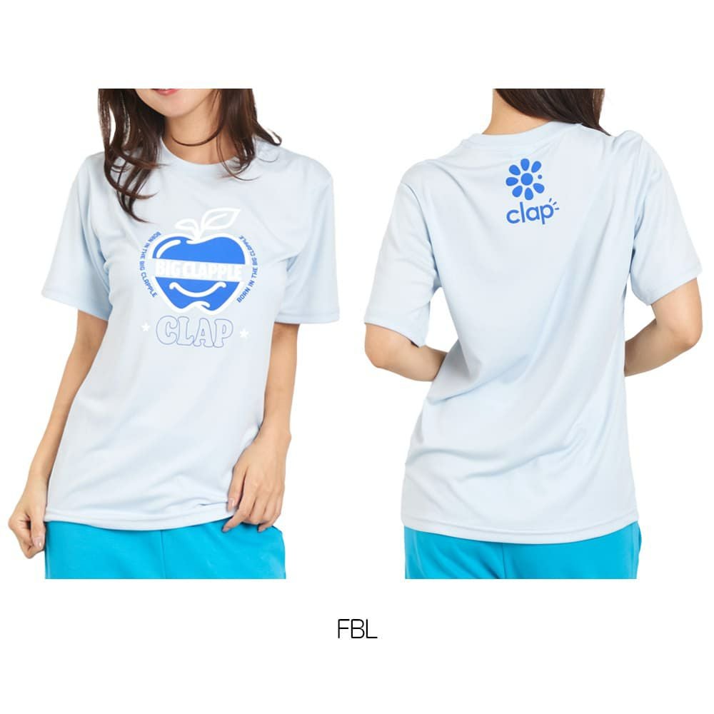 クラップCLAPビッグクラップルドライティーレディーススポーツアパレルトレーニングフィットネス女性CTS25081