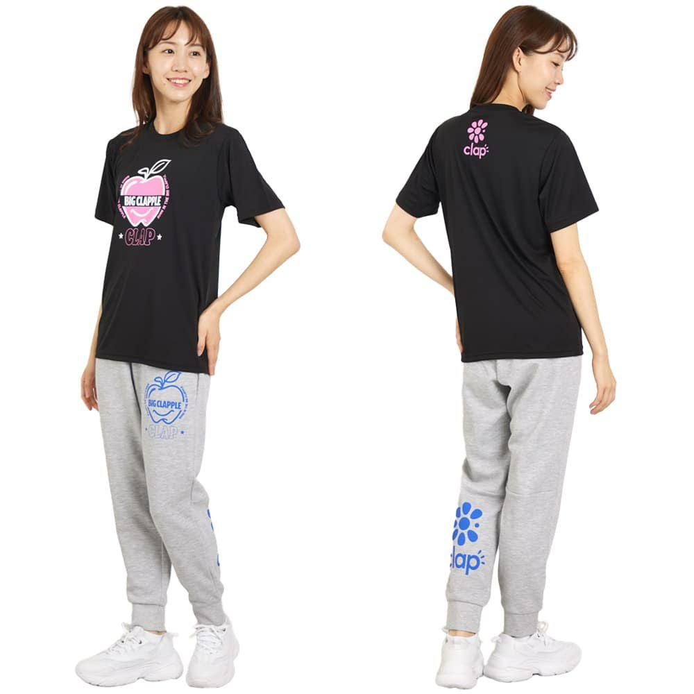 クラップCLAPビッグクラップルドライティーレディーススポーツアパレルトレーニングフィットネス女性CTS25081