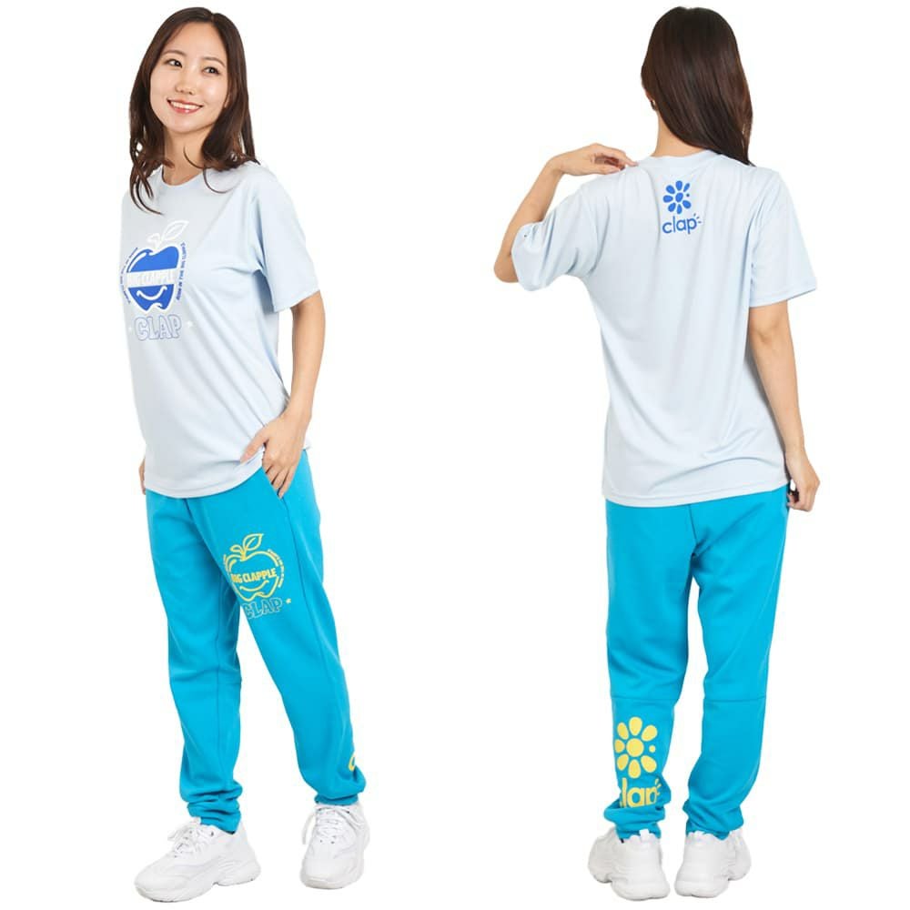 クラップCLAPビッグクラップルドライティーレディーススポーツアパレルトレーニングフィットネス女性CTS25081