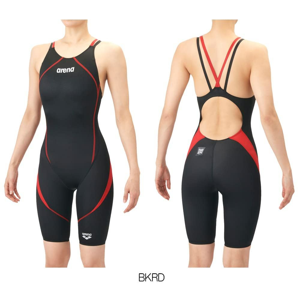 アリーナARENA競泳水着レディースWA承認モデルダブルストラップAQUAADVANCEDAQUAXTREMEレーシングワンピーススパッツオープンバックハーフレッグオールインワン2026年春夏モデルAS6SRC25Lfinaマークあり