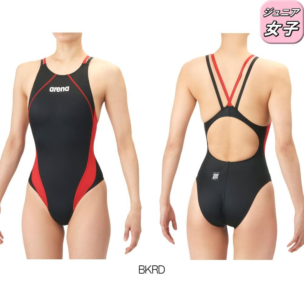 アリーナARENA競泳水着ジュニア女子WA承認モデルダブルストラップAQUAADVANCEDAQUAXTREMEレーシングワンピースオープンバック2026年春夏モデルAS6SRC26Gfinaマークあり