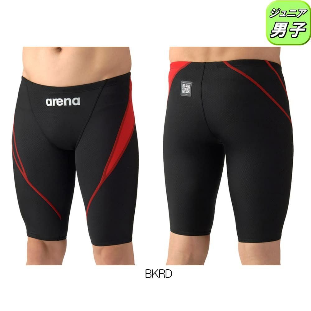 アリーナARENA競泳水着ジュニア男子WA承認モデルAQUAADVANCEDAQUAXTREMEレーシングスパッツハーフレッグ2026年春夏モデルAS6SRC27Bfinaマークあり