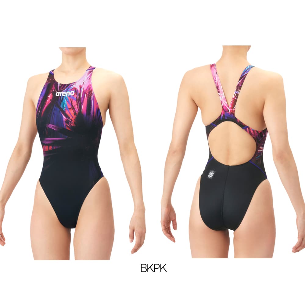 アリーナARENA競泳水着レディースWA承認モデルAQUAADVANCEDAQUAXTREMESUNLIGHTレーシングワンピースオープンバック2026年春夏モデルAS6SRC41Lfinaマークあり