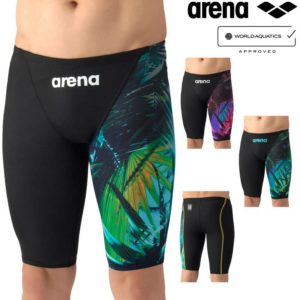 アリーナARENA競泳水着メンズWA承認モデルAQUAADVANCEDAQUAXTREMESUNLIGHTレーシングスパッツハーフレッグ2026年春夏モデルAS6SRC42Mfinaマークあり