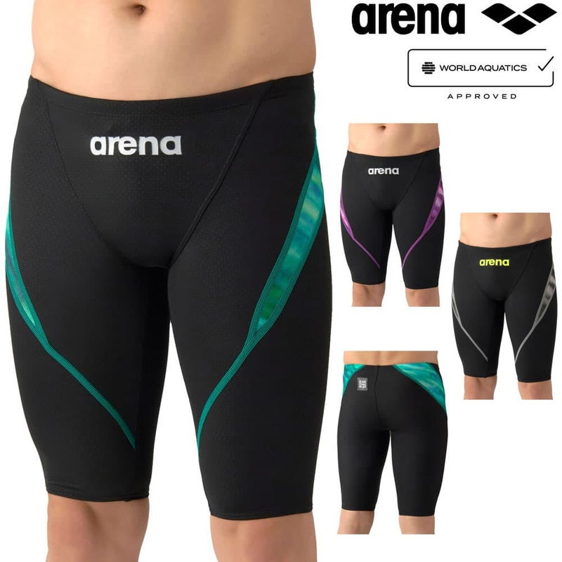 アリーナARENA競泳水着メンズWA承認モデルAQUAADVANCEDAQUAXTREMEレーシングスパッツハーフレッグ2026年春夏モデルAS6SRC45Mfinaマークあり