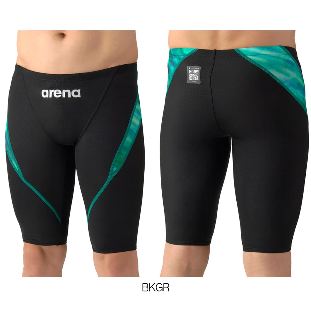 アリーナARENA競泳水着メンズWA承認モデルAQUAADVANCEDAQUAXTREMEレーシングスパッツハーフレッグ2026年春夏モデルAS6SRC45Mfinaマークあり