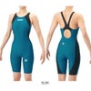 アリーナARENA競泳水着レディースWA承認モデルECOAQUARACINGECOAQUASTRIPE-Dレーシングワンピーススパッツオープンバックハーフレッグオールインワン2026年春夏モデルAS6SRC51Lfinaマークあり