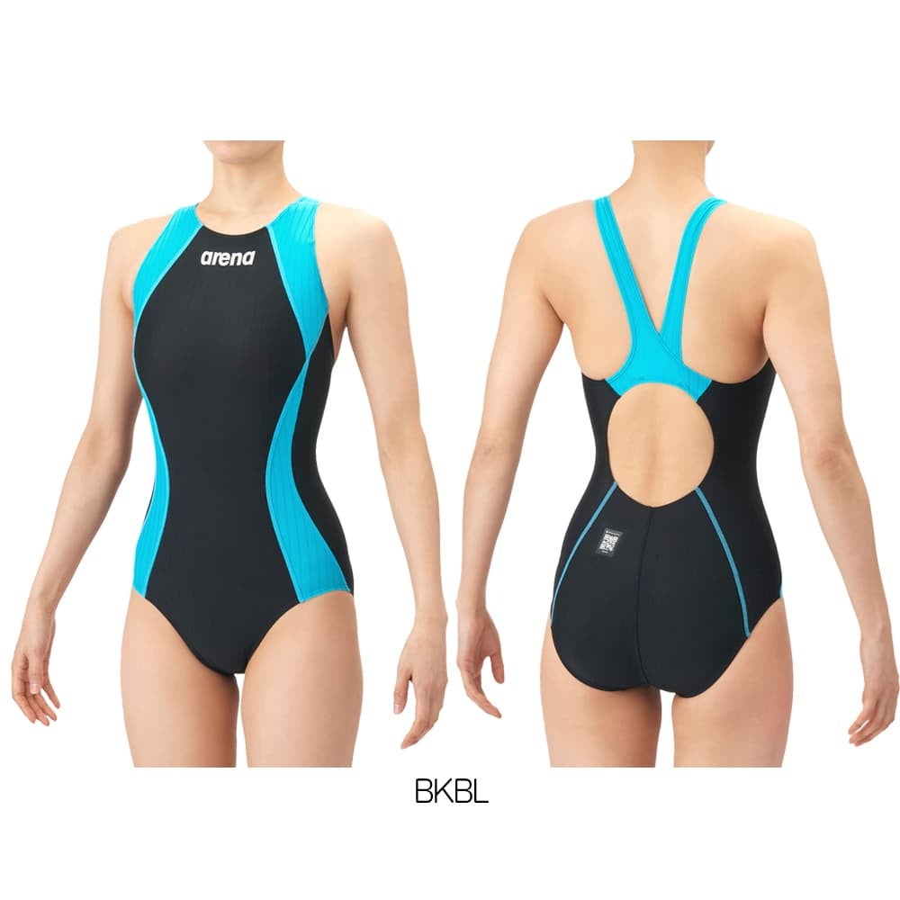 アリーナARENA競泳水着レディースWA承認モデルECOAQUARACINGECOAQUASTRIPE-Dレーシングワンピースオープンバック2026年春夏モデルAS6SRC52Lfinaマークあり