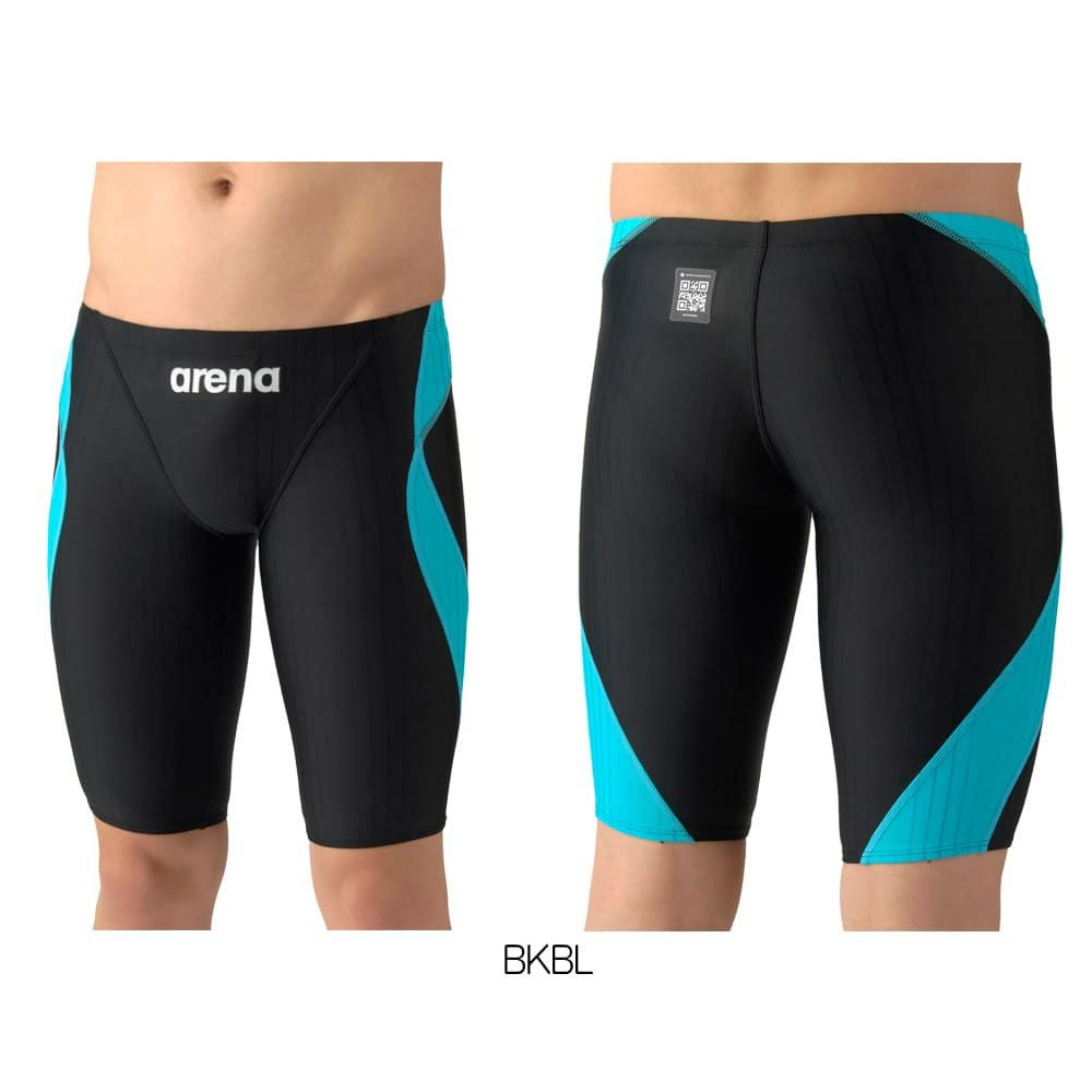 アリーナARENA競泳水着メンズWA承認モデルECOAQUARACINGECOAQUASTRIPE-Dレーシングスパッツハーフレッグ2026年春夏モデルAS6SRC54Mfinaマークあり
