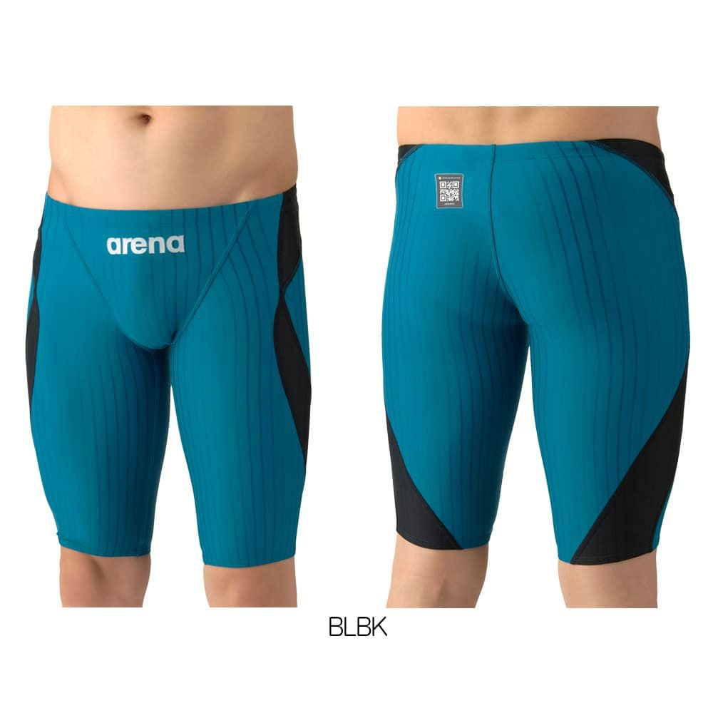 アリーナARENA競泳水着メンズWA承認モデルECOAQUARACINGECOAQUASTRIPE-Dレーシングスパッツハーフレッグ2026年春夏モデルAS6SRC54Mfinaマークあり