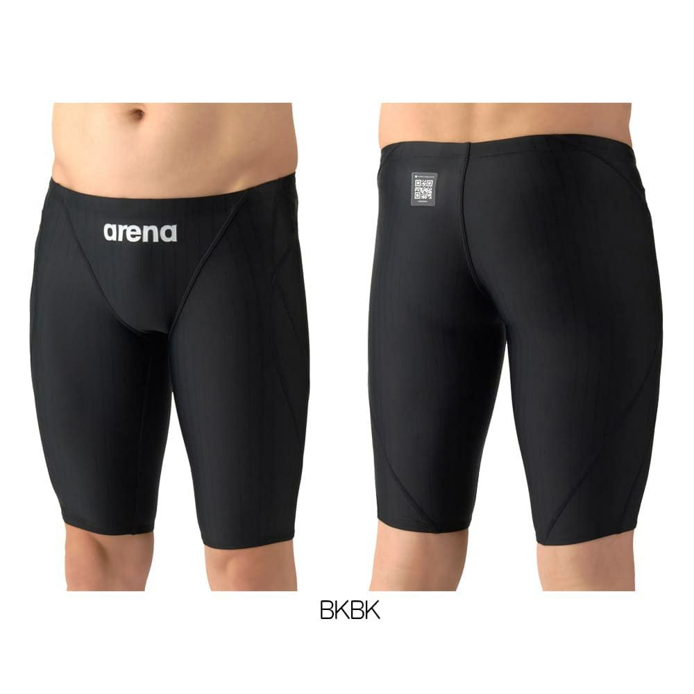 アリーナARENA競泳水着メンズWA承認モデルECOAQUARACINGECOAQUASTRIPE-Dレーシングスパッツハーフレッグ2026年春夏モデルAS6SRC55Mfinaマークあり