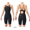 アリーナARENA競泳水着レディースWA承認モデルダブルストラップECOAQUARACINGECOAQUASTRIPE-Dレーシングワンピーススパッツオープンバックハーフレッグオールインワン2026年春夏モデルAS6SRC56Lfinaマークあり