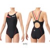 アリーナARENA競泳水着レディースWA承認モデルダブルストラップECOAQUARACINGECOAQUASTRIPE-Dレーシングワンピースオープンバック2026年春夏モデルAS6SRC57Lfinaマークあり