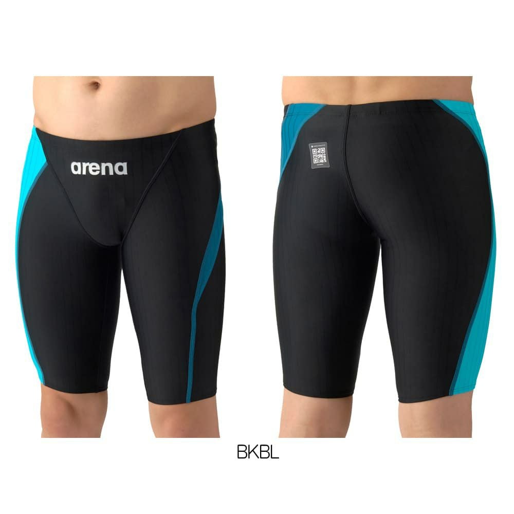 アリーナARENA競泳水着メンズWA承認モデルECOAQUARACINGECOAQUASTRIPE-Dレーシングスパッツハーフレッグ2026年春夏モデルAS6SRC58Mfinaマークあり