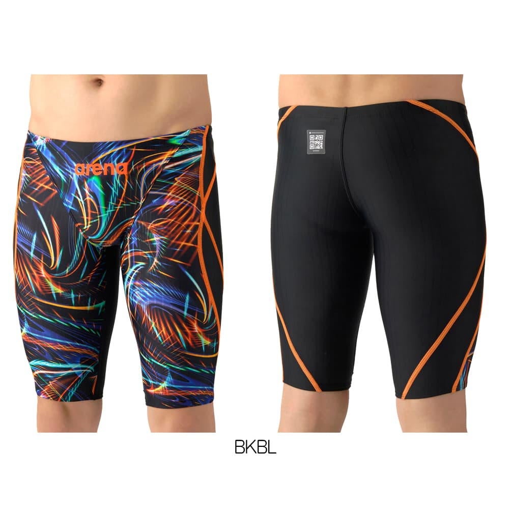 アリーナARENA競泳水着メンズWA承認モデルECOAQUARACINGECOAQUASTRIPE-Dレーシングスパッツハーフレッグ2026年春夏モデルAS6SRC77Mfinaマークあり