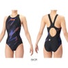 アリーナARENA競泳水着レディースWA承認モデルECOAQUARACINGECOAQUASTRIPE-Dレーシングワンピースオープンバック2026年春夏モデルAS6SRC79Lfinaマークあり