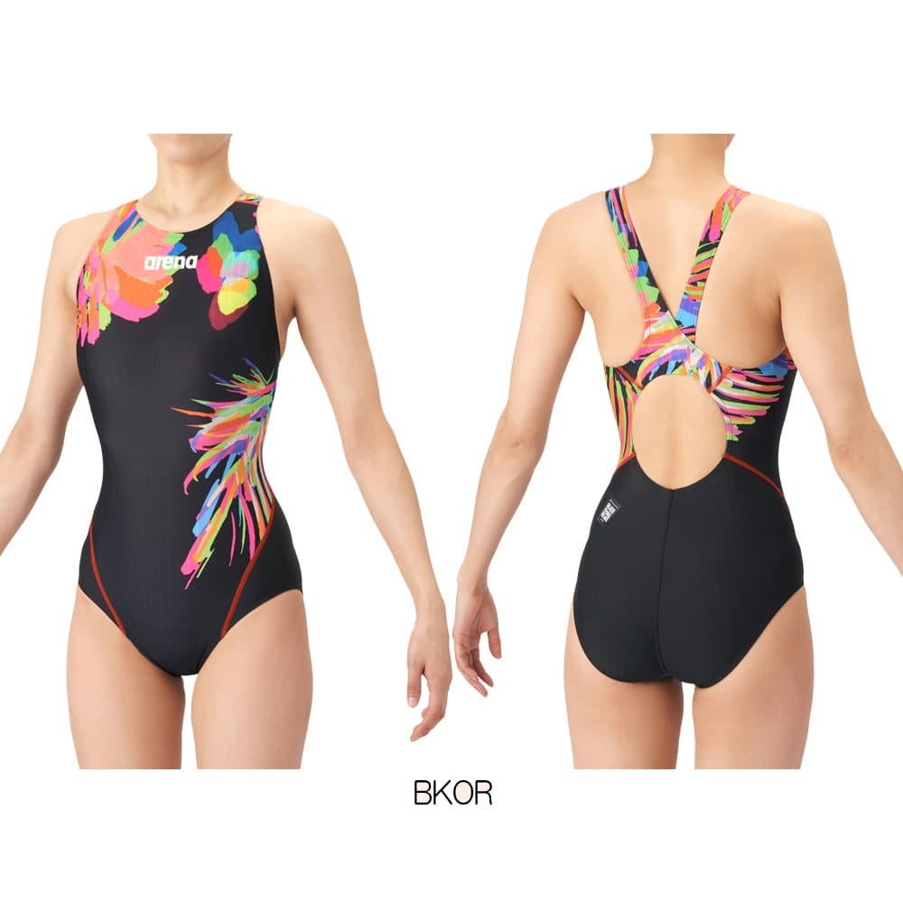 アリーナARENA競泳水着レディースWA承認モデルECOAQUARACINGECOAQUASTRIPE-Dレーシングワンピースオープンバック2026年春夏モデルAS6SRC85Lfinaマークあり