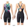 アリーナARENA競泳水着レディースWA承認モデルECOAQUARACINGECOAQUASTRIPE-Dレーシングワンピーススパッツオープンバックハーフレッグオールインワン2026年春夏モデルAS6SRC86Lfinaマークあり