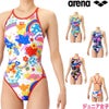 アリーナARENA競泳水着練習用水着ジュニア女子タフスーツタフスキンEPトレーニングワンピースオープンバック競泳練習水着2026年春夏モデルAS6SWM23G