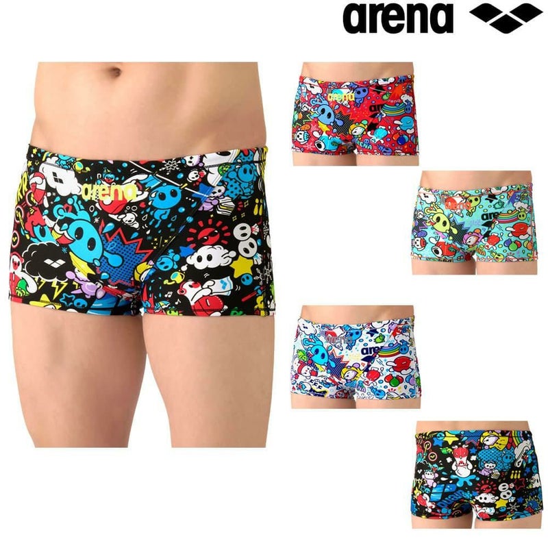 アリーナARENA競泳水着練習用水着メンズタフスーツアリーナくんタフスキンEPトレーニングスパッツショートレッグ競泳練習水着2026年春夏モデルAS6SWM27M