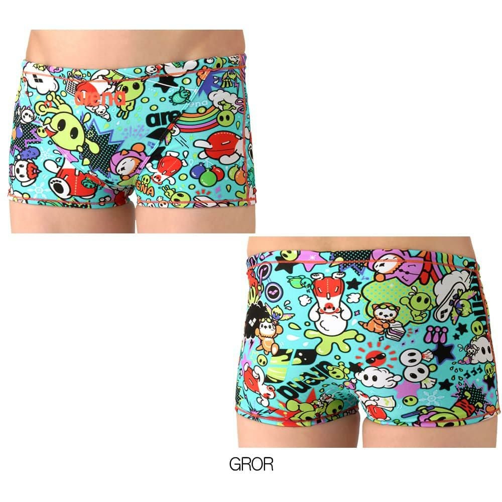 アリーナARENA競泳水着練習用水着メンズタフスーツアリーナくんタフスキンEPトレーニングスパッツショートレッグ競泳練習水着2026年春夏モデルAS6SWM27M