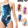 アリーナARENA競泳水着練習用水着レディースタフスーツタフスキンT2Eトレーニングワンピースオープンバック競泳練習水着2026年春夏モデルAS6SWM28L