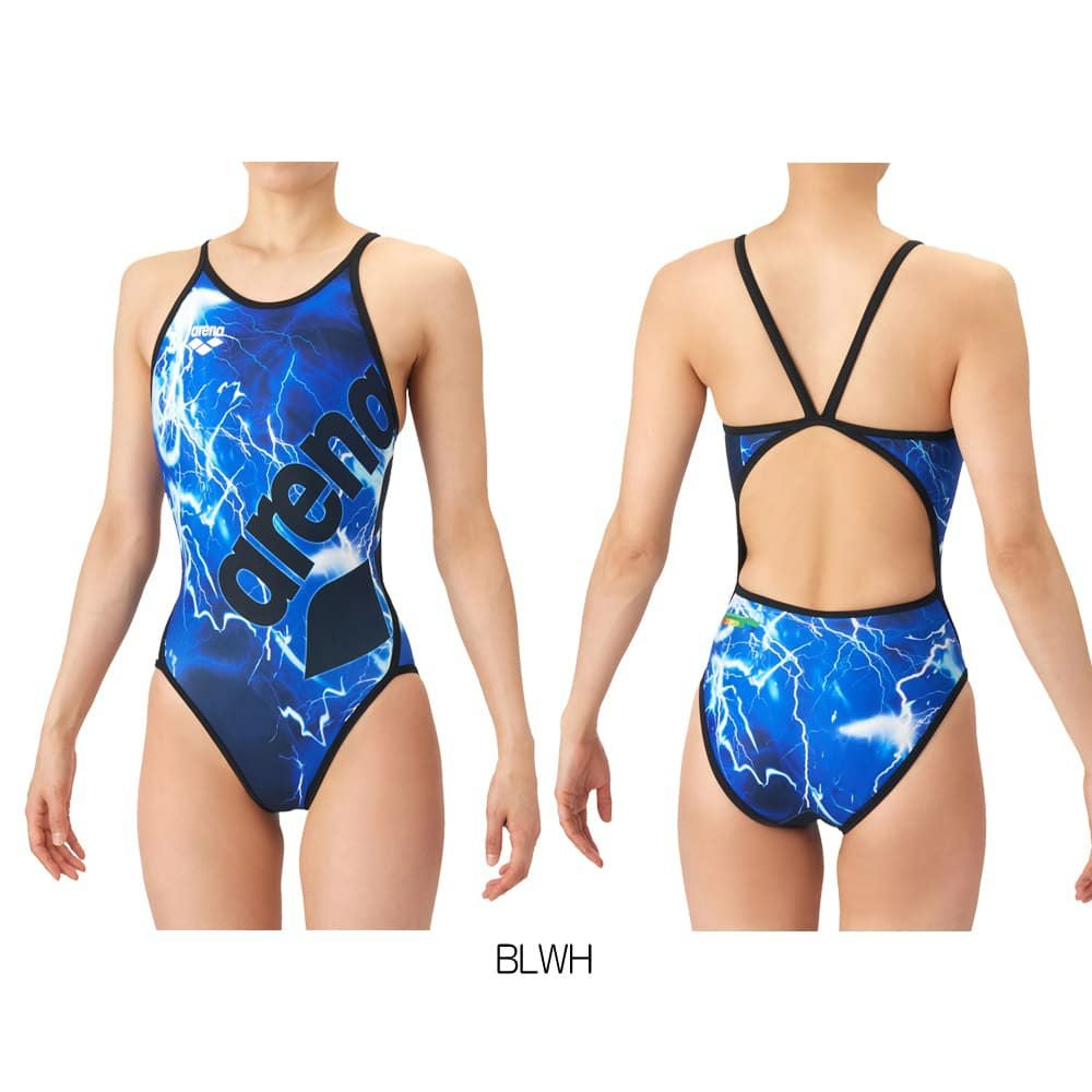 アリーナARENA競泳水着練習用水着レディースタフスーツタフスキンT2Eトレーニングワンピースオープンバック競泳練習水着2026年春夏モデルAS6SWM28L