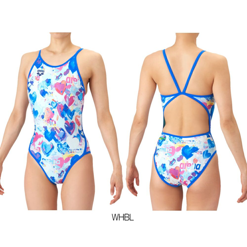 アリーナARENA競泳水着練習用水着レディースタフスーツタフスキンT2Eトレーニングワンピースオープンバック競泳練習水着2026年春夏モデルAS6SWM42L