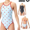 アリーナARENA競泳水着練習用水着レディースタフスーツタフスキンT2Eトレーニングワンピースオープンバック競泳練習水着2026年春夏モデルAS6SWM43L