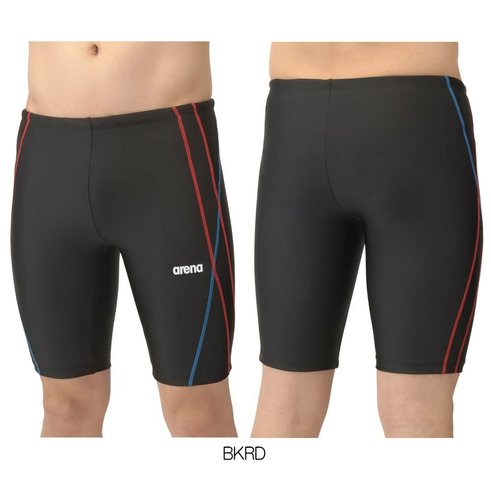アリーナARENAフィットネス水着メンズAQUAEXAダブルエステルフィットネススパッツハーフレッグ2026年春夏モデルAS5SWF63M