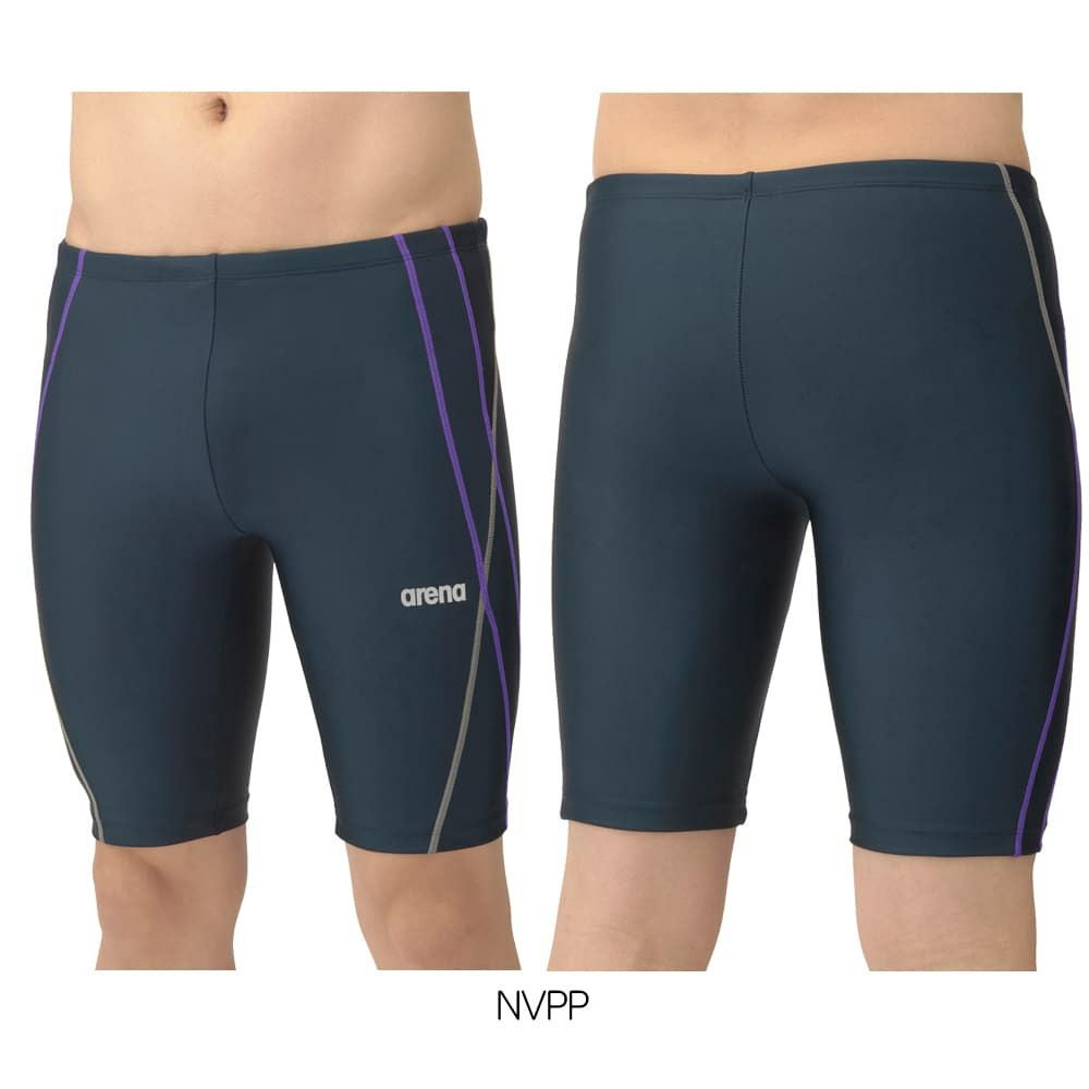アリーナARENAフィットネス水着メンズAQUAEXAダブルエステルフィットネススパッツハーフレッグ2026年春夏モデルAS5SWF63M