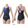 アリーナARENAフィットネス水着レディースAQUAEXAダブルエステルWRSUNLIGHTフィットネスワンピースオープンバックぴったりパッドパッド付き2026年春夏モデルAS6SWF06L
