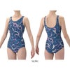 アリーナARENAフィットネス水着レディースダブルエステルフィットネスワンピースUバック差し込みパッドパッド付き2026年春夏モデルAS6SWF23L