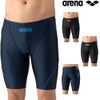 アリーナARENAフィットネス水着メンズAQUAEXAダブルエステルWRフィットネススパッツハーフレッグ2026年春夏モデルAS6SWF61M