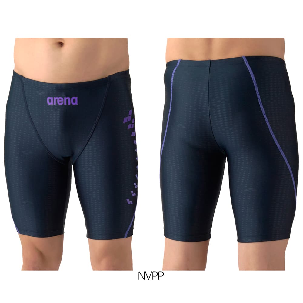 アリーナARENAフィットネス水着メンズAQUAEXAジオダイヤWRフィットネススパッツハーフレッグ2026年春夏モデルAS6SWF62M