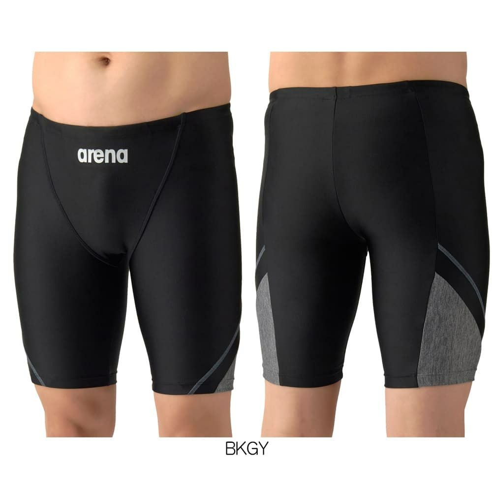 アリーナARENAフィットネス水着メンズAQUAEXAダブルエステルWRフィットネススパッツハーフレッグ2026年春夏モデルAS6SWF65M