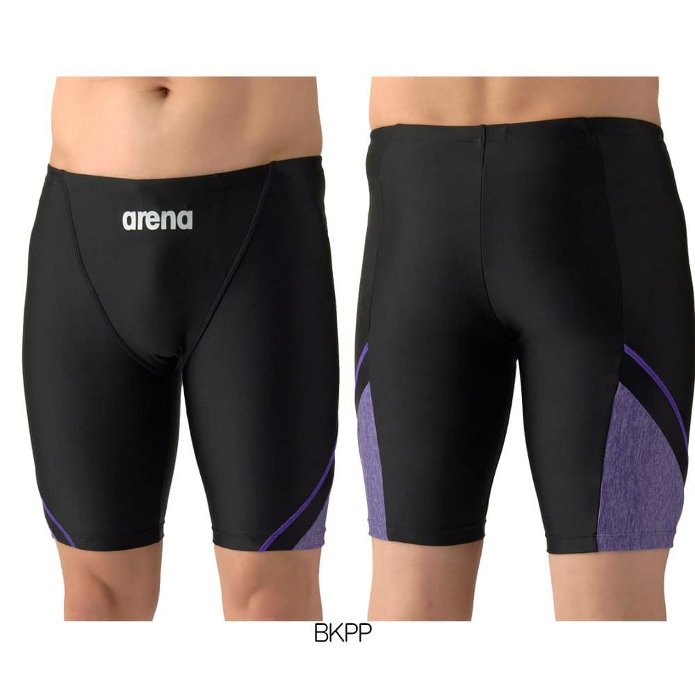 アリーナARENAフィットネス水着メンズAQUAEXAダブルエステルWRフィットネススパッツハーフレッグ2026年春夏モデルAS6SWF65M