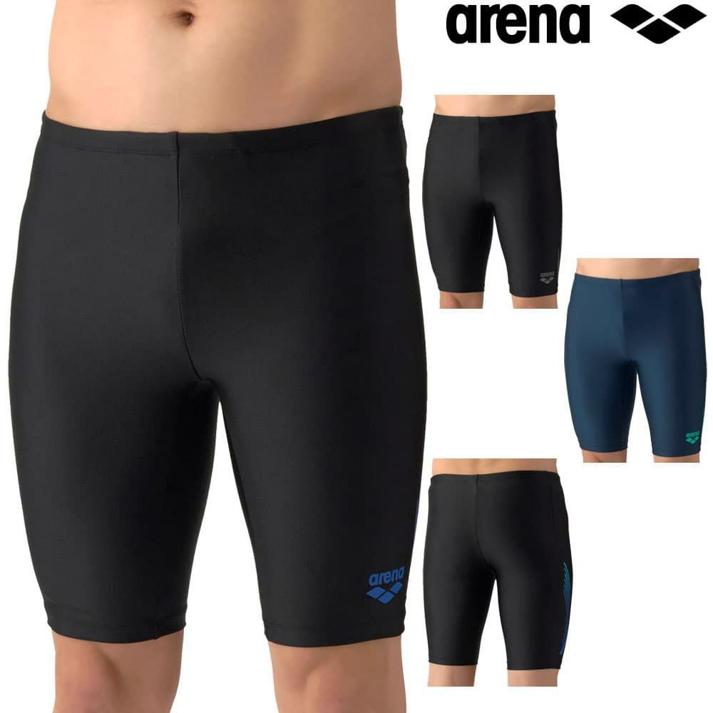 アリーナARENAフィットネス水着メンズダブルエステルフィットネススパッツハーフレッグ2026年春夏モデルAS6SWF73M