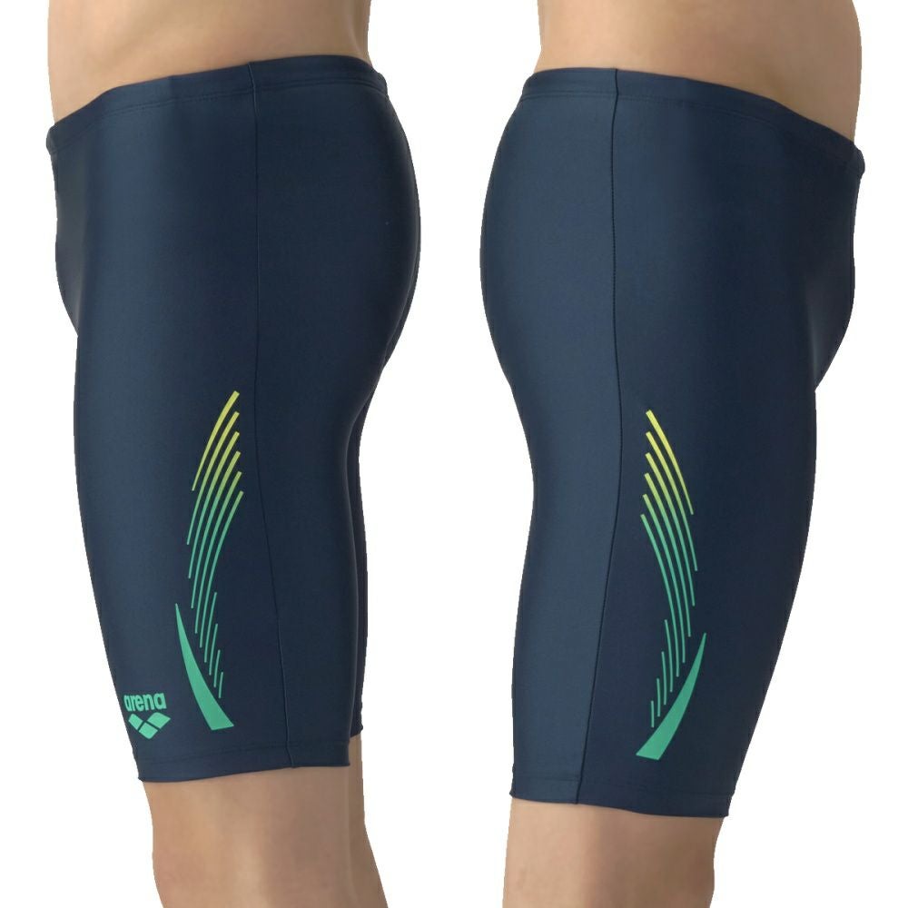 アリーナARENAフィットネス水着メンズダブルエステルフィットネススパッツハーフレッグ2026年春夏モデルAS6SWF73M