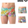 アリーナARENA競泳水着練習用水着メンズタフスーツタフスキンEPFUNGRAPHICSトレーニングスパッツショートレッグ競泳練習水着2026年春夏モデルAS6SWMP2M