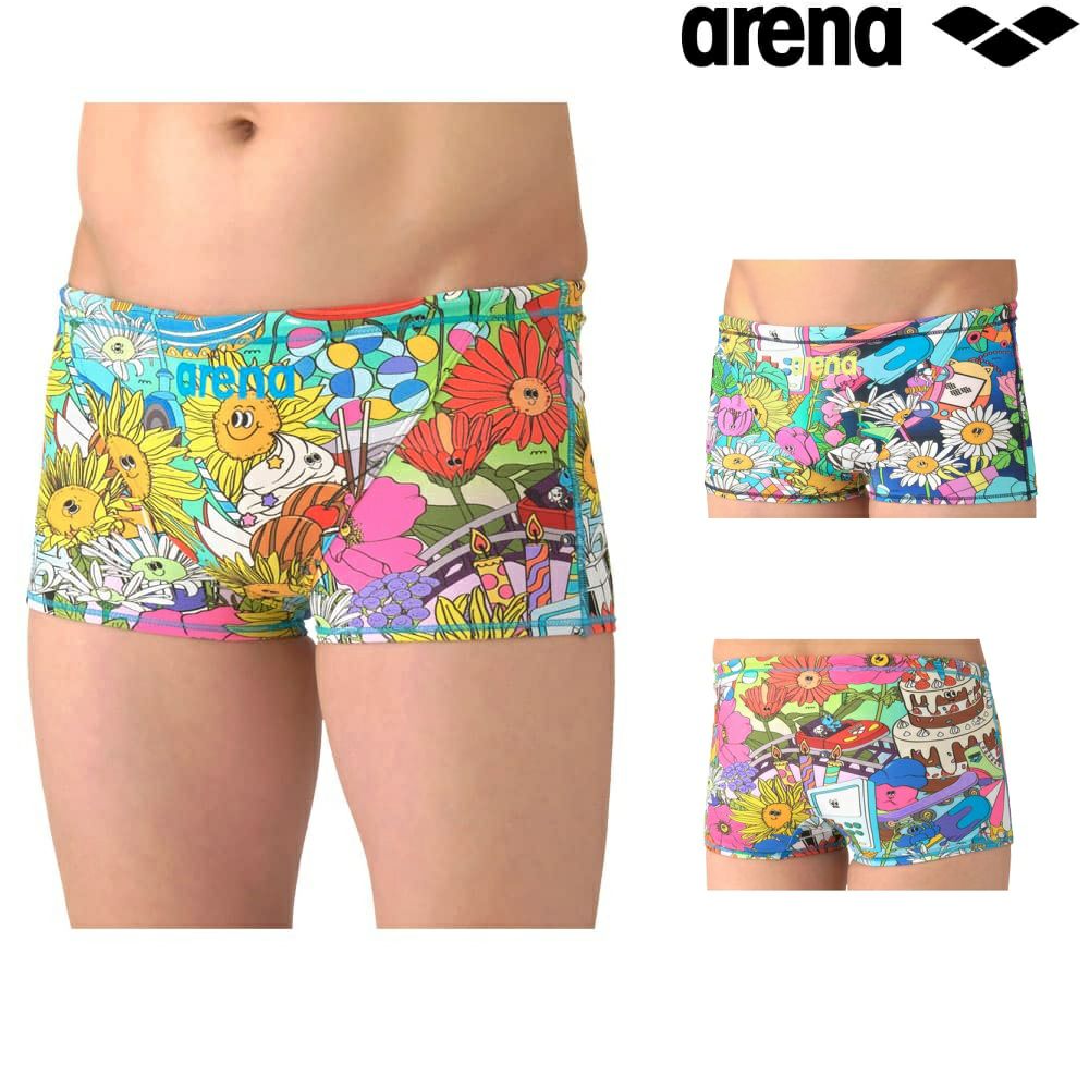 アリーナARENA競泳水着練習用水着メンズタフスーツタフスキンEPFUNGRAPHICSトレーニングスパッツショートレッグ競泳練習水着2026年春夏モデルAS6SWMP2M