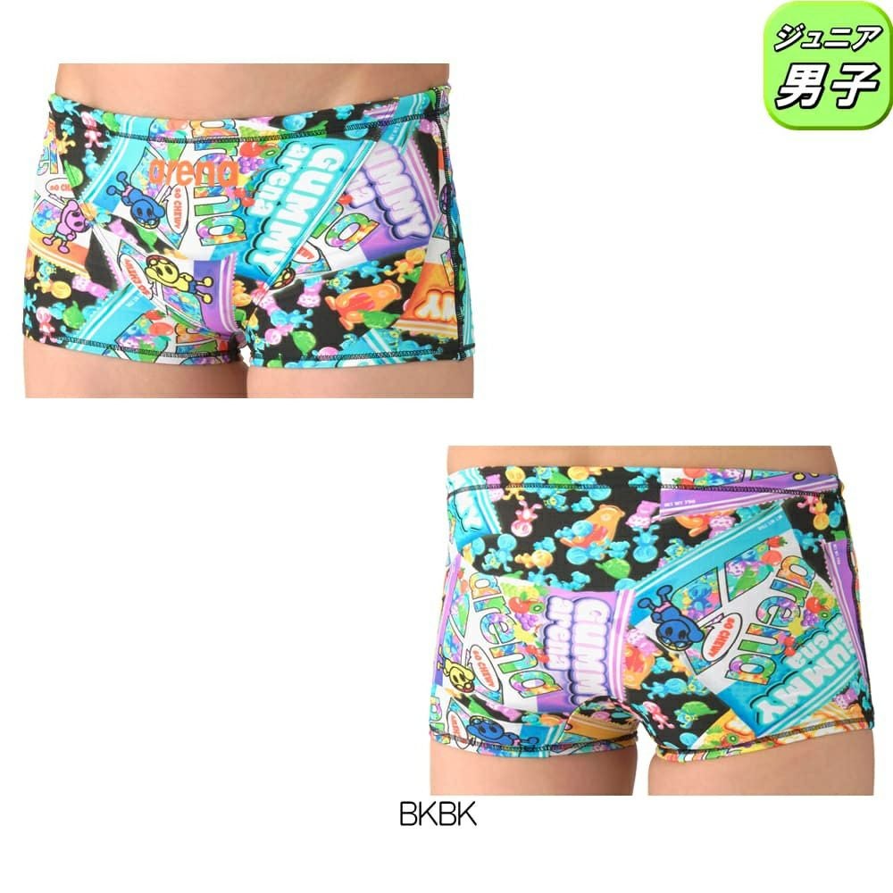 アリーナARENA競泳水着練習用水着ジュニア男子タフスーツタフスキンEPGUMMYEFFECTSトレーニングスパッツショートレッグ競泳練習水着2026年春夏モデルAS6SWMP4B