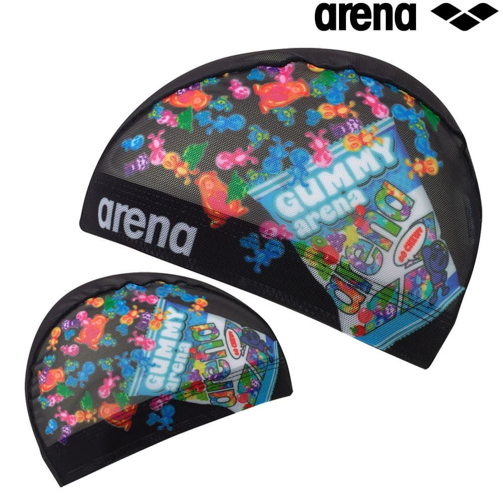 アリーナARENA水泳GUMMYEFFECTSメッシュキャップ水泳小物2026年春夏モデルAS6SSCP5U