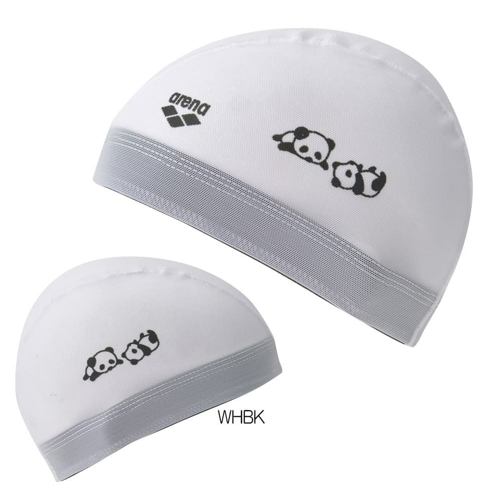 アリーナARENA水泳パンダメッシュキャップ水泳小物2026年春夏モデルAS6SSC54U