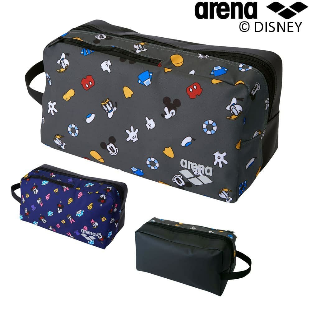 アリーナARENA水泳ディズニー“ミッキー”“ドナルド”2ルームバッグ2026年春夏モデルAS6SBZ87U