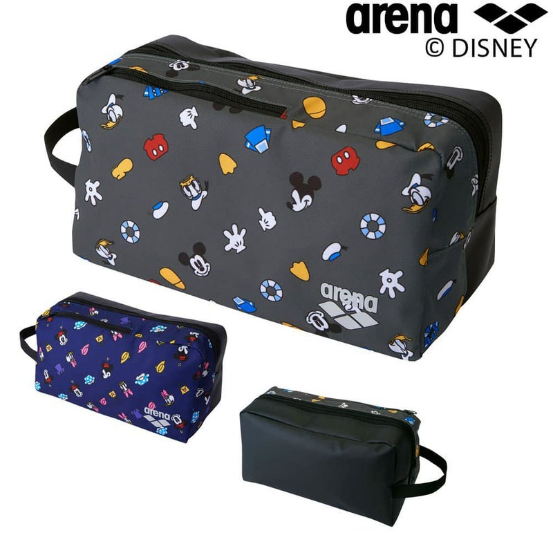 アリーナARENA水泳ディズニー“ミッキー”“ドナルド”2ルームバッグ2026年春夏モデルAS6SBZ87U